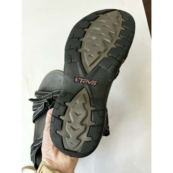 Teva Tirra Sport Sandals Adjustable Straps Black Size US 9 EU 40 Hiking Outdoor - Picture 8 of 8